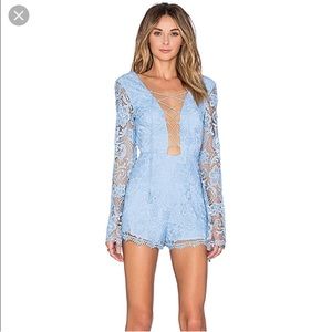The Jetset Diaries Lace Romper